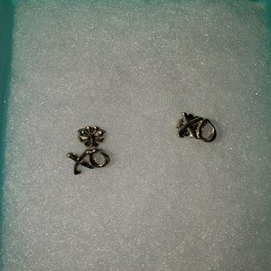 Tiffany Silver XO Earrings
